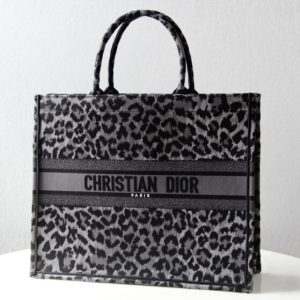 Replica Dior Tote Book Leopard Grey 9 Replica Dior Tote Book Leopard Grey - premium-grade designer purse dupe