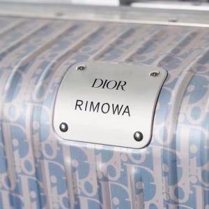 Replica Rimowa Dior Suitcase Light Blue - authentic-look luxury purse replica