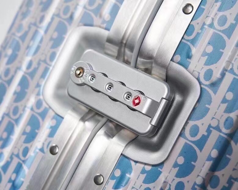 Replica Rimowa Dior Suitcase Light Blue - elite superclone designer purse