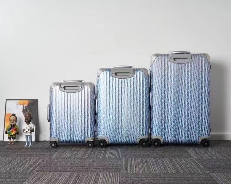 Replica Rimowa Dior Suitcase Light Blue - top-tier luxury replica shoulder bag