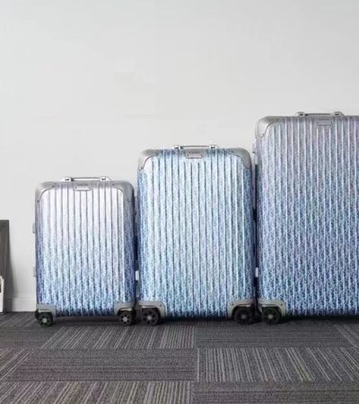 Replica Rimowa Dior Suitcase Light Blue - elite superclone designer purse