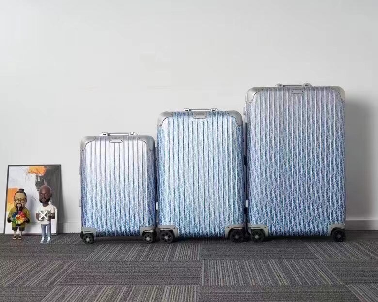Replica Rimowa Dior Suitcase Light Blue - elite superclone designer purse