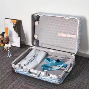 Replica Rimowa Dior Suitcase Light Blue - premium 1:1 fake handbag model