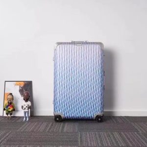 Replica Rimowa Dior Suitcase Light Blue - elite superclone designer purse
