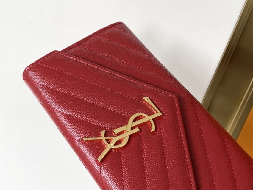Replica Yves Saint Laurent Large Flap Wallet - high-end fake designer purse