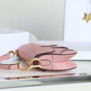 Replica Dior Saddle Bag Small Pink - top-tier luxury replica shoulder bag