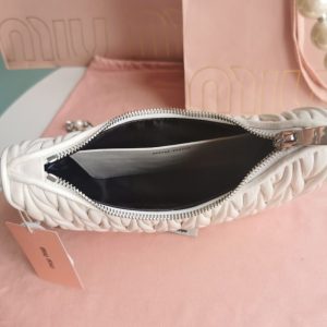 Replica Miu Miu Matelassé Pearl White 6 Replica Miu Miu Matelassé Pearl White - top-rated replica designer bag