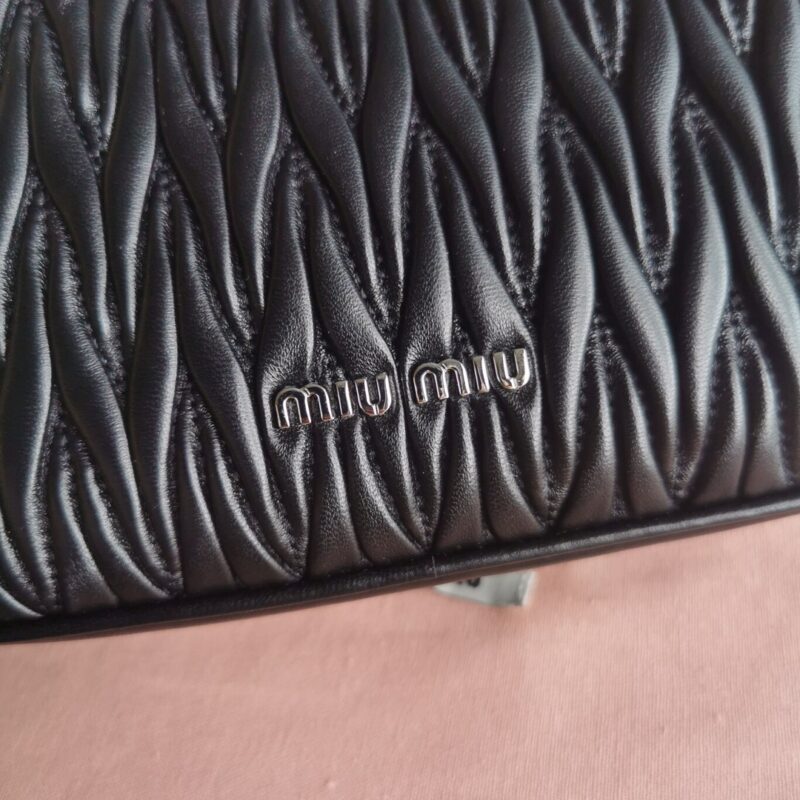 Replica Miu Miu Matelassé Pearl Black 5 Replica Miu Miu Matelassé Pearl Black - high-quality designer bag clone