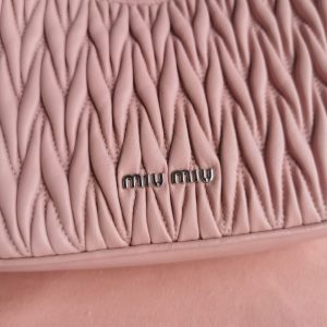 Replica Miu Miu Matelassé Pearl Pink 5 Replica Miu Miu Matelassé Pearl Pink - best quality luxury bag dupe