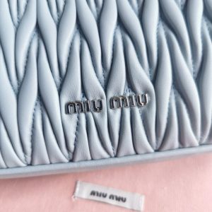 Replica Miu Miu Matelassé Pearl Blue 2 Replica Miu Miu Matelassé Pearl Blue - best quality luxury bag dupe