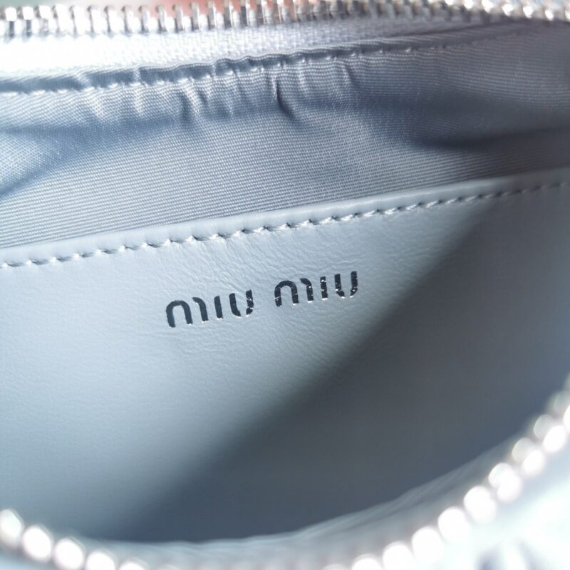Replica Miu Miu Matelassé Pearl Blue 6 Replica Miu Miu Matelassé Pearl Blue - 1:1 designer replica handbag