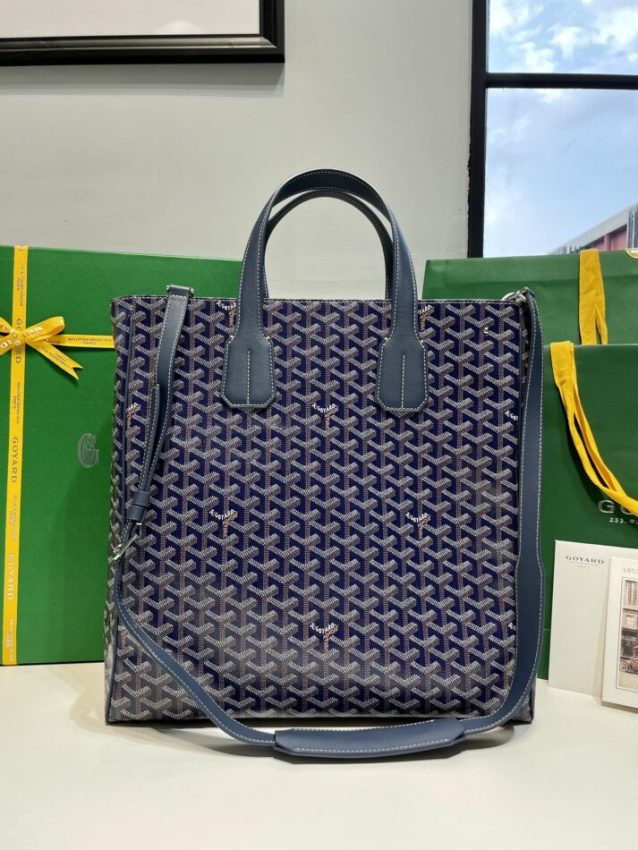 Replica Goyard Voltaire Dark Blue 10 Replica Goyard Voltaire Dark Blue - 1:1 designer replica handbag