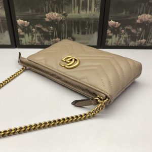 Replica Gucci Marmont Matelasse Wallet On Chain Beige 2 Replica Gucci Marmont Matelasse Wallet On Chain Beige - high-accuracy replica luxury purse