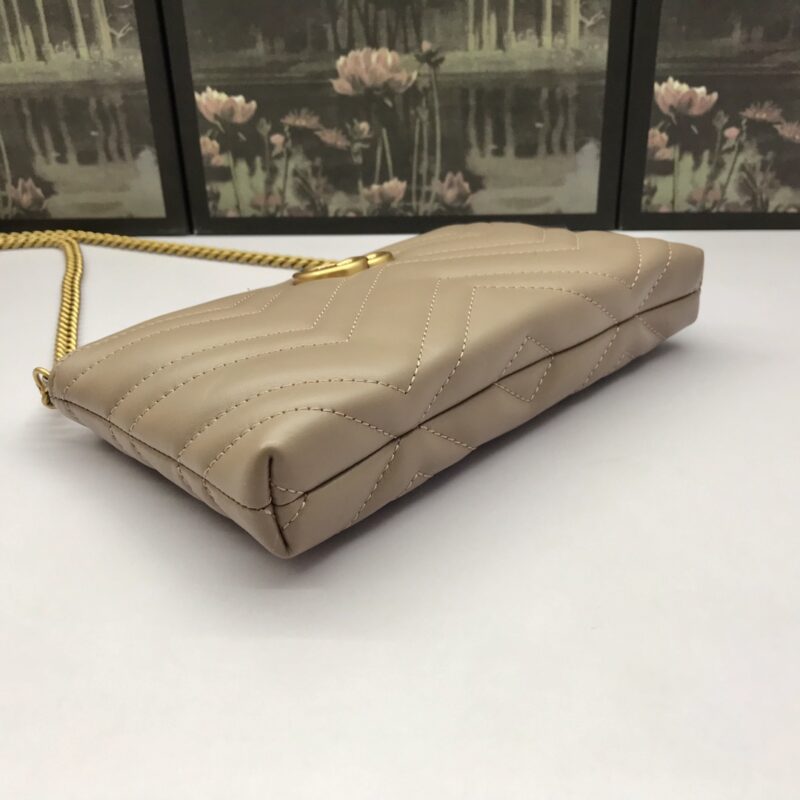 Replica Gucci Marmont Matelasse Wallet On Chain Beige 7 Replica Gucci Marmont Matelasse Wallet On Chain Beige - elite superclone designer purse