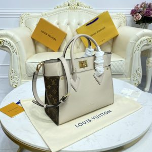 Replica Louis Vuitton On My Side White - best quality luxury bag dupe
