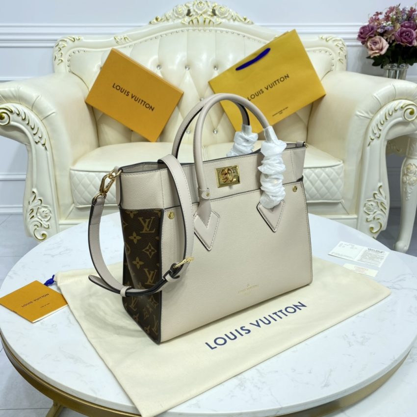 Replica Louis Vuitton On My Side White - best quality luxury bag dupe