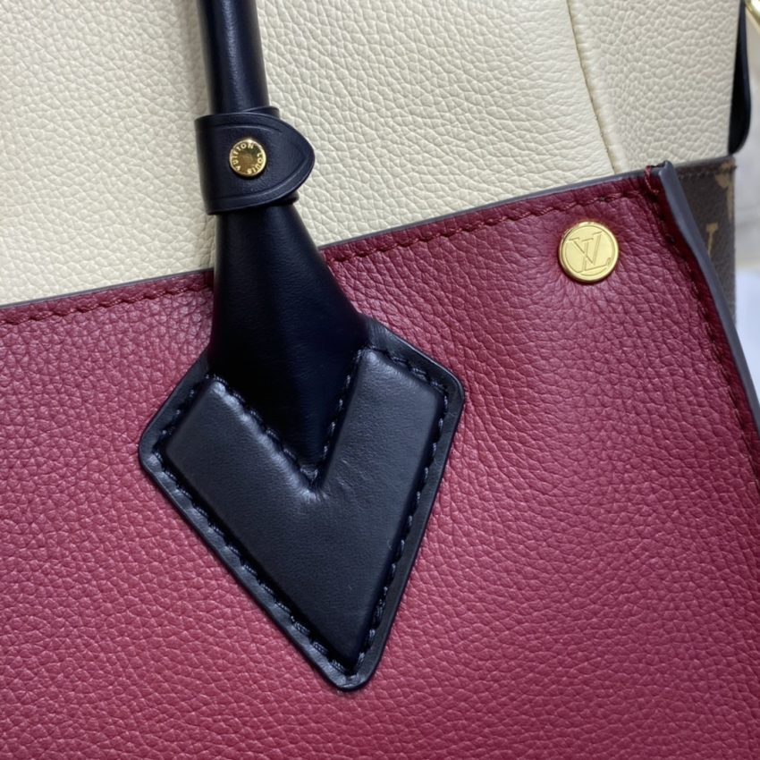 Replica Louis Vuitton On My Side Bordauxe 3 Replica Louis Vuitton On My Side Bordauxe - ultra-realistic fake designer tote