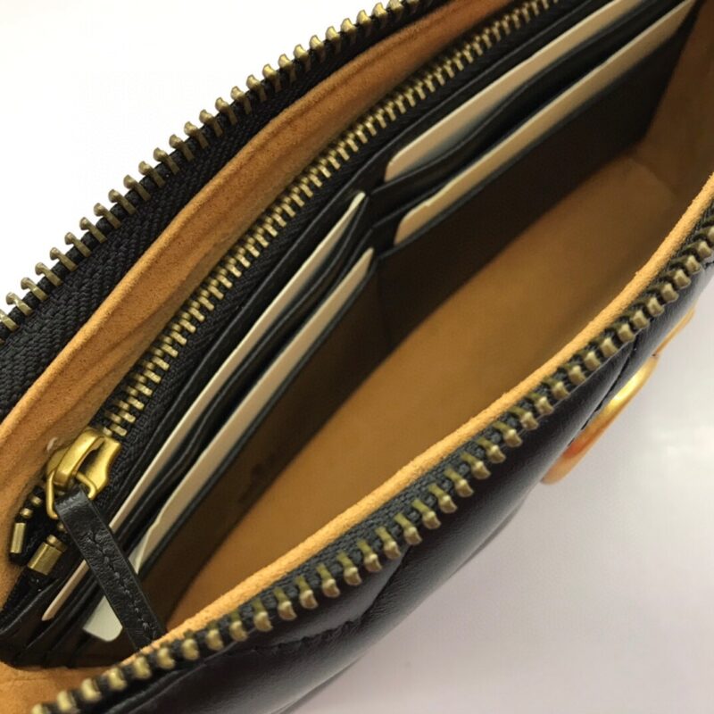 Replica Gucci Marmont Matelasse Wallet On Chain Black 2 Replica Gucci Marmont Matelasse Wallet On Chain Black - best quality luxury bag dupe