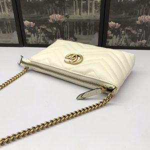 Replica Gucci Marmont Matelasse Wallet On Chain White 3 Replica Gucci Marmont Matelasse Wallet On Chain White - high-accuracy replica luxury purse