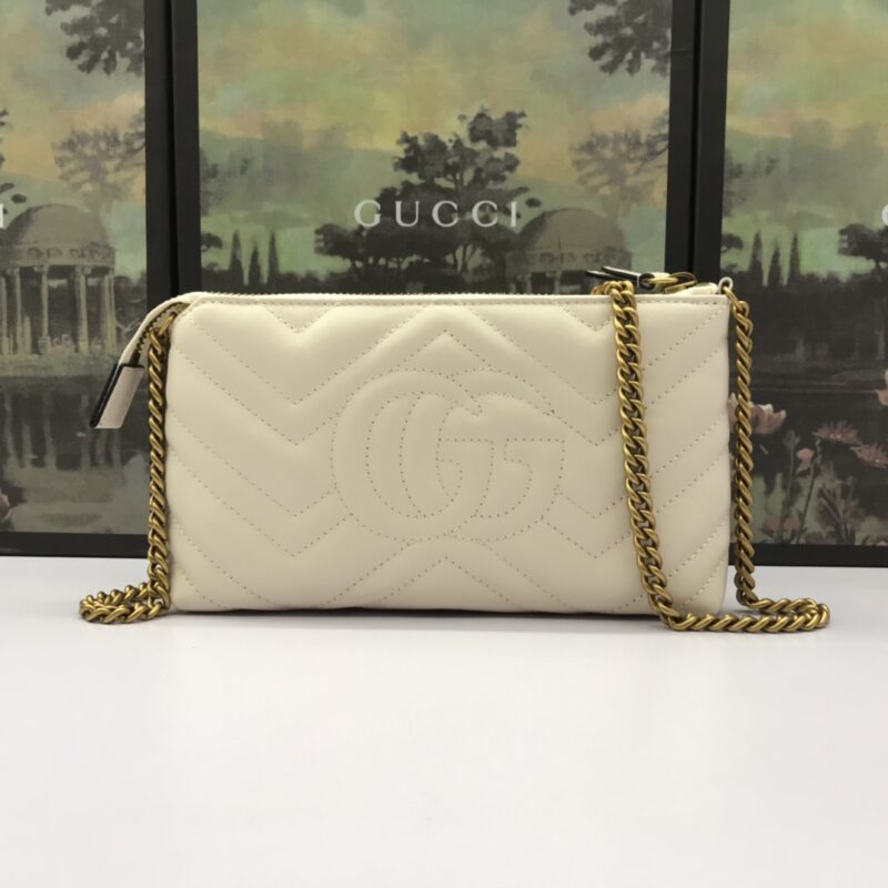 Replica Gucci Marmont Matelasse Wallet On Chain White 5 Replica Gucci Marmont Matelasse Wallet On Chain White - elite superclone designer purse