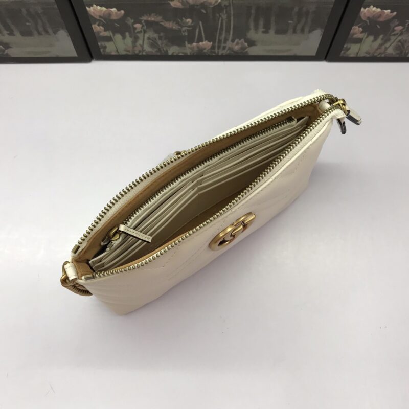 Replica Gucci Marmont Matelasse Wallet On Chain White 7 Replica Gucci Marmont Matelasse Wallet On Chain White - premium-grade designer purse dupe
