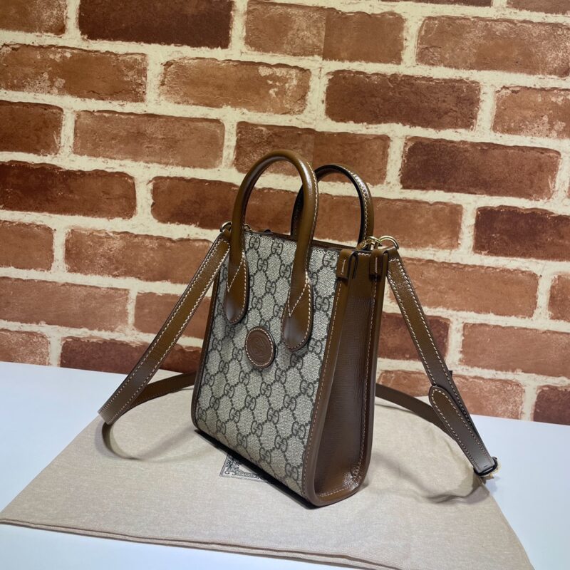Replica Gucci Ophidia Mini Tote Bag Beige 5 Replica Gucci Ophidia Mini Tote Bag Beige - high-end fake designer purse