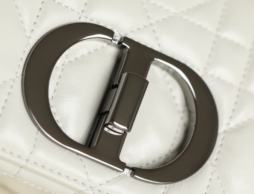 Replica Dior Caro Bag White Gunmetal 8 Replica Dior Caro Bag White Gunmetal - best-selling designer handbag dupe
