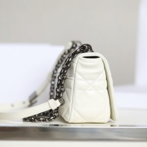 Replica Dior Caro Bag White Gunmetal 3 Replica Dior Caro Bag White Gunmetal - top-rated replica designer bag