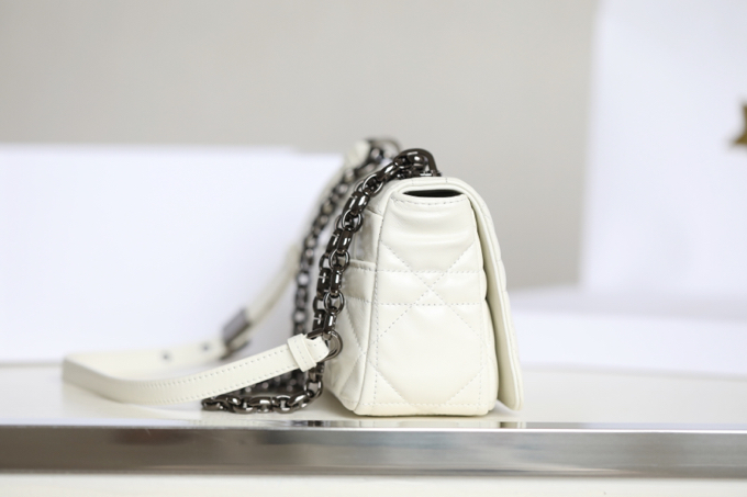 Replica Dior Caro Bag White Gunmetal 3 Replica Dior Caro Bag White Gunmetal - top-rated replica designer bag