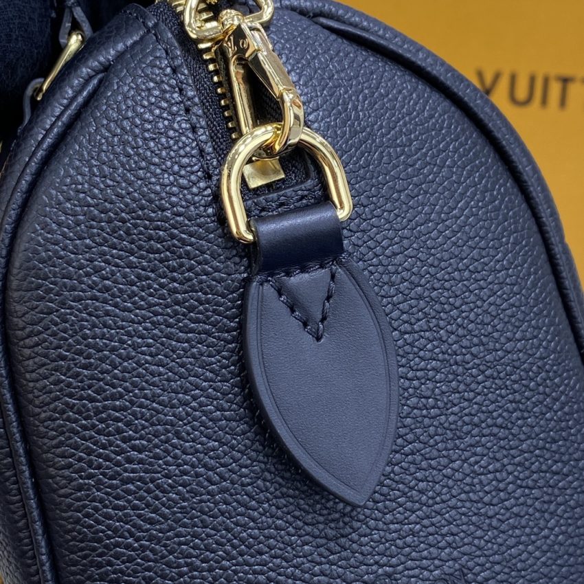 Replica Louis Vuitton Speedy Bandouliere 20 Full Black - best quality luxury bag dupe