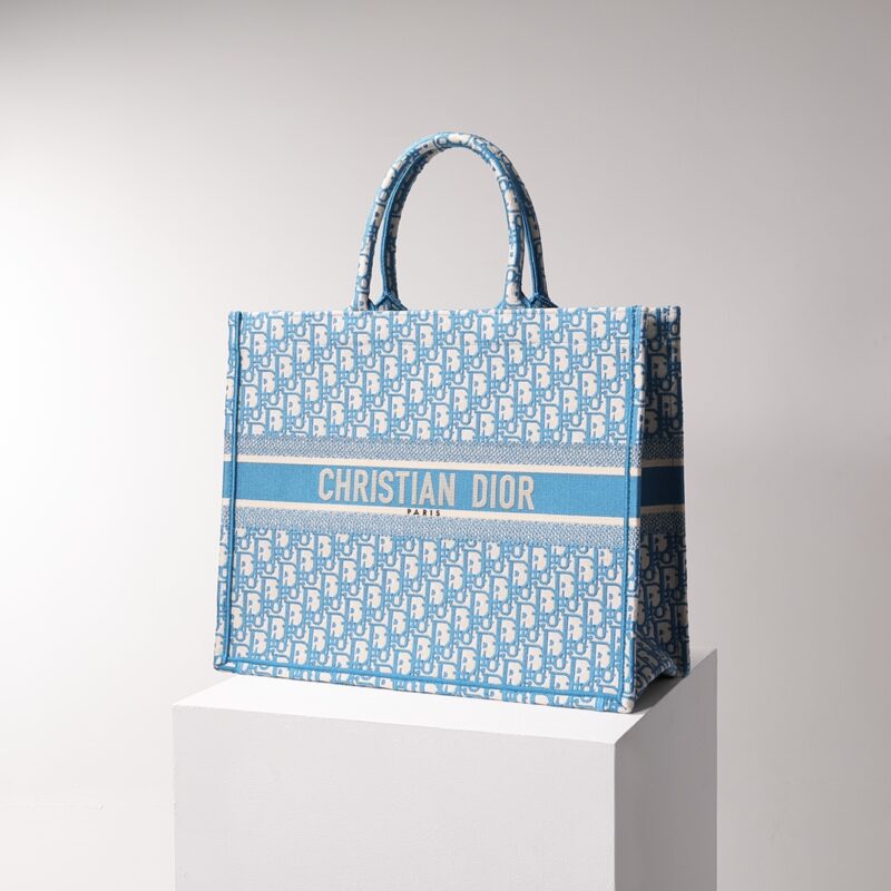 Replica Dior Tote Book CD Light Blue 6 Replica Dior Tote Book CD Light Blue - premium-grade designer purse dupe
