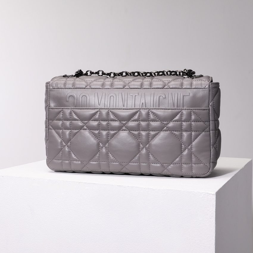 Replica Dior Caro Bag Diamond Grey 5 Replica Dior Caro Bag Diamond Grey - ultra-realistic fake designer tote