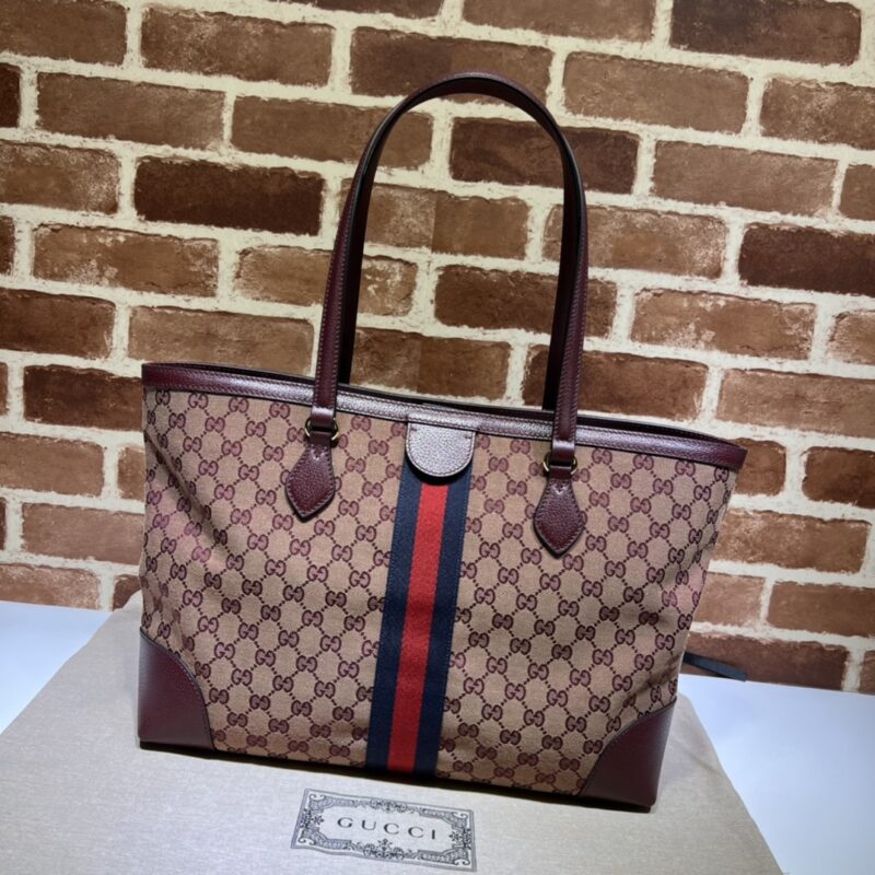 Replica Gucci Ophidia Medium Tote Red 8 Replica Gucci Ophidia Medium Tote Red - premium 1:1 fake handbag model