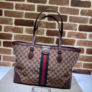 Replica Gucci Ophidia Medium Tote Red 5 Replica Gucci Ophidia Medium Tote Red - premium 1:1 fake handbag model