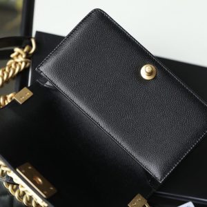 Replica CHANEL Le Boy Black 4 Replica CHANEL Le Boy Black - premium-grade designer purse dupe