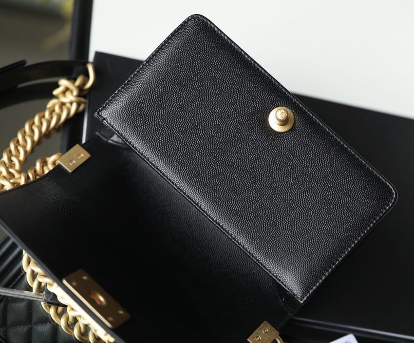 Replica CHANEL Le Boy Black 4 Replica CHANEL Le Boy Black - premium-grade designer purse dupe