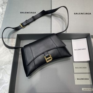 Replica Balenciaga Hourglass Mini Black 1 Replica Balenciaga Hourglass Mini Black - ultra-realistic fake designer tote