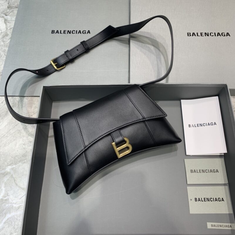 Replica Balenciaga Hourglass Mini Black 1 Replica Balenciaga Hourglass Mini Black - ultra-realistic fake designer tote