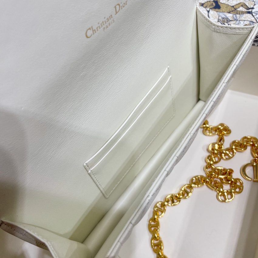 Replica Dior Miss Caro Pouch White - high-quality designer bag clone