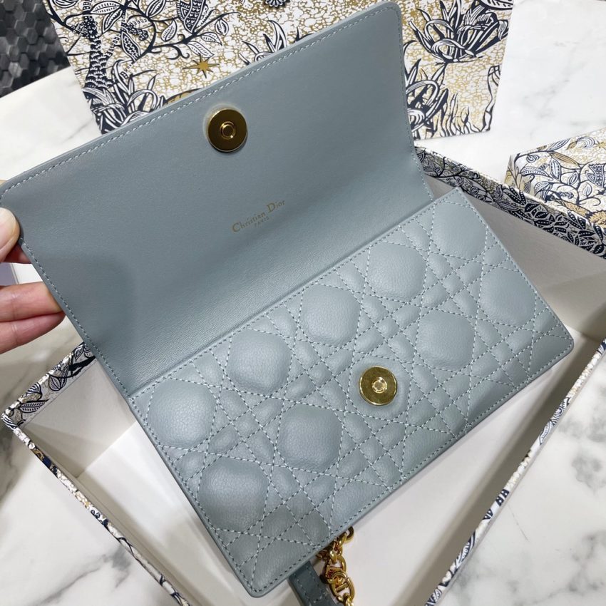 Replica Dior Miss Caro Pouch Sky Blue 7 Replica Dior Miss Caro Pouch Sky Blue - high-end fake designer purse
