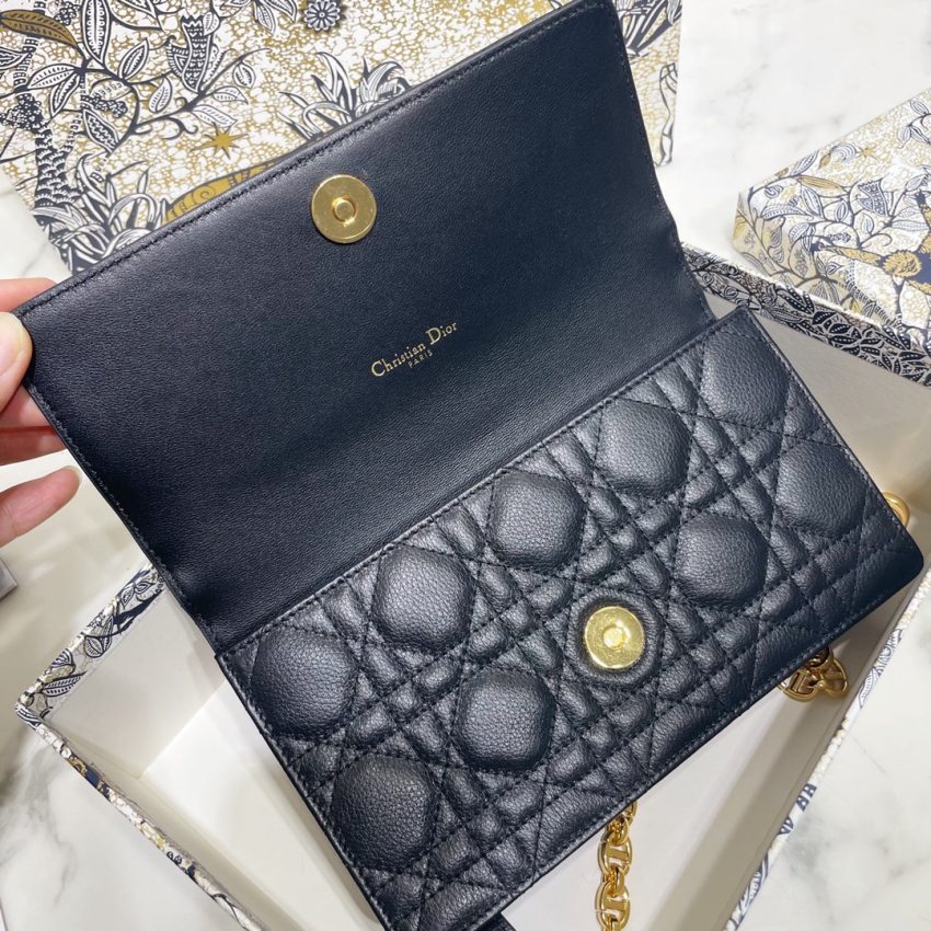 Replica Dior Miss Caro Pouch Black 2 Replica Dior Miss Caro Pouch Black - realistic designer-inspired fake bag