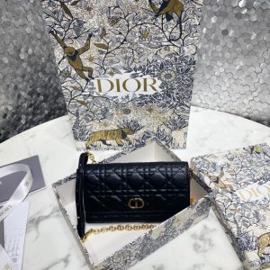 Replica Dior Miss Caro Pouch Black 1 Replica Dior Miss Caro Pouch Black - 1:1 designer replica handbag