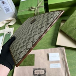 Replica Gucci Ophidia Clutch Brown 2 Replica Gucci Ophidia Clutch Brown - authentic-look luxury purse replica