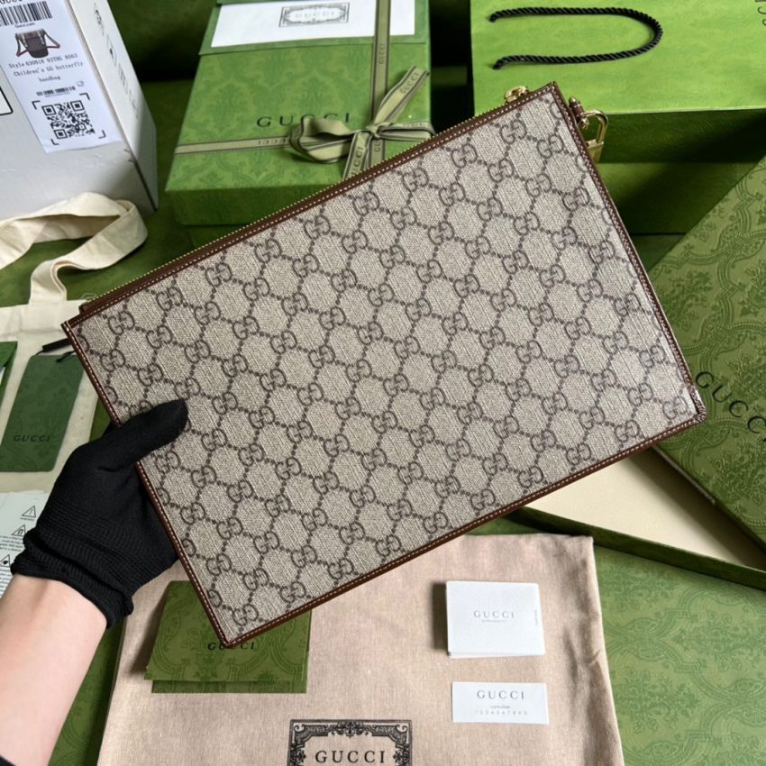 Replica Gucci Ophidia Clutch Brown 3 Replica Gucci Ophidia Clutch Brown - authentic-look luxury purse replica