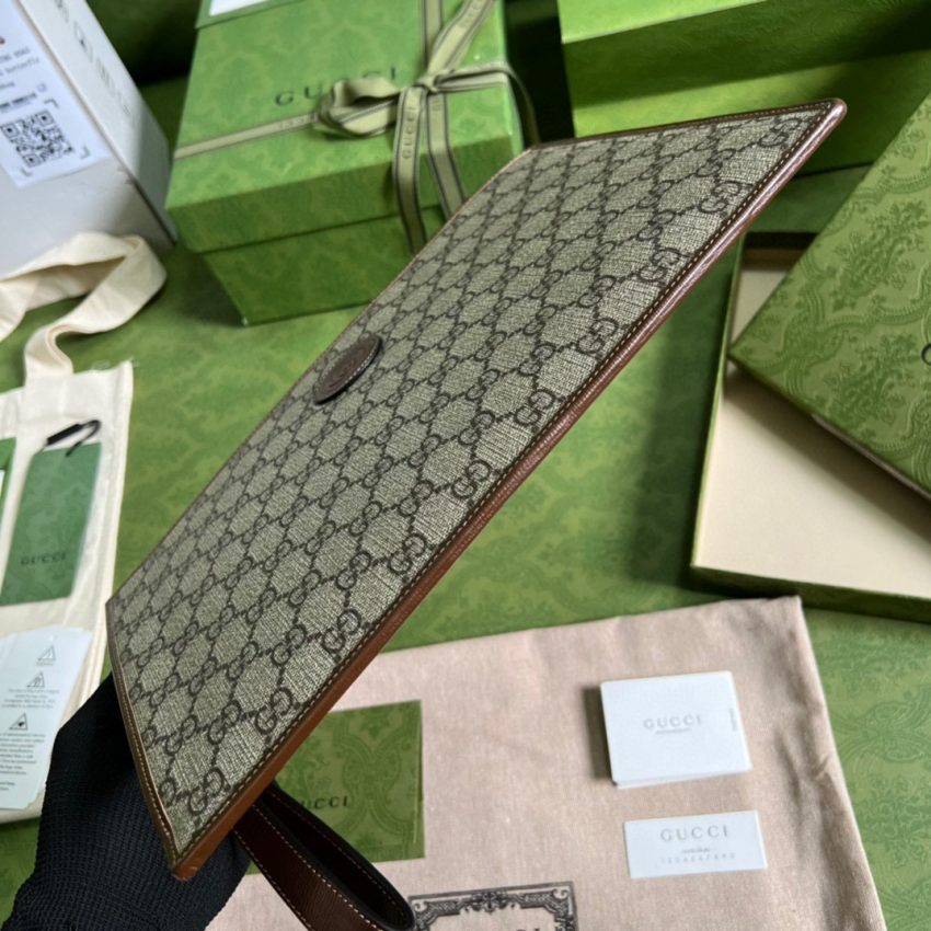Replica Gucci Ophidia Clutch Brown 5 Replica Gucci Ophidia Clutch Brown - near-authentic luxury replica handbag