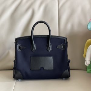 Replica Hermes Birkin Royal Blue Cargo 5 Replica Hermes Birkin Royal Blue Cargo - 1:1 designer replica handbag
