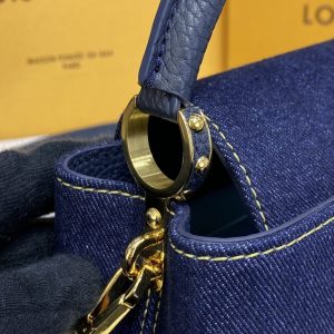 Replica Loius Vuitton Capucines Denim 4 Replica Loius Vuitton Capucines Denim - high-end fake designer purse