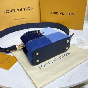 Replica Loius Vuitton Capucines Denim 6 Replica Loius Vuitton Capucines Denim - authentic-look luxury purse replica
