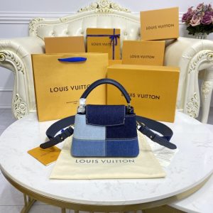 Replica Loius Vuitton Capucines Denim 7 Replica Loius Vuitton Capucines Denim - near-authentic luxury replica handbag