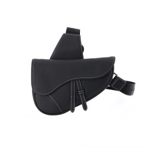 Replica Dior Saddle Bag Black Calfskin 2 Replica Dior Saddle Bag Black Calfskin - high-end fake designer purse